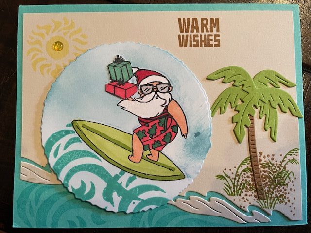 Festive Crafting: Santa Catches Waves This Christmas